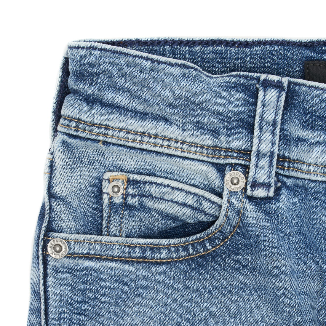 WALLYS 11ozスーパースリムストレッチデニムパンツ 詳細画像 ライトブルー 4